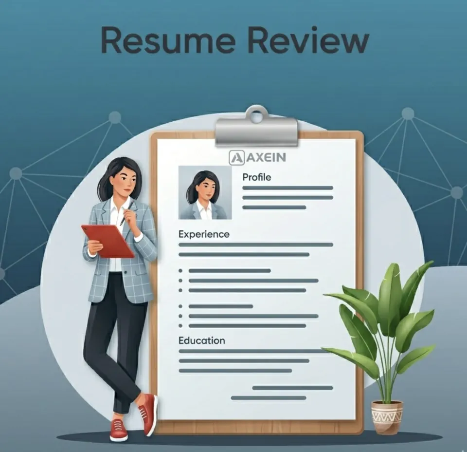 AxEin Resume Review interface
