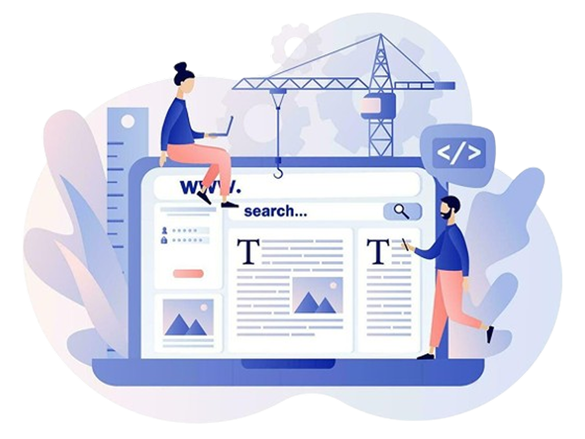 Illustration of healthcare staff using digital tablets